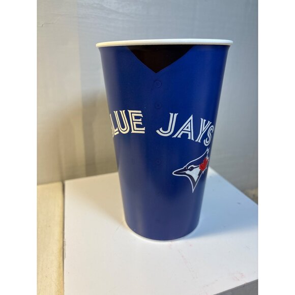 Toronto Blue Jays Collectible Cup Churchill 6.5" Tall Blue White Plastic - Picture 3 of 8